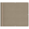 Vidaxx Balkon-Sichtschutz 90 x 800 cm, 100 % Oxford-Polyester, Taupe