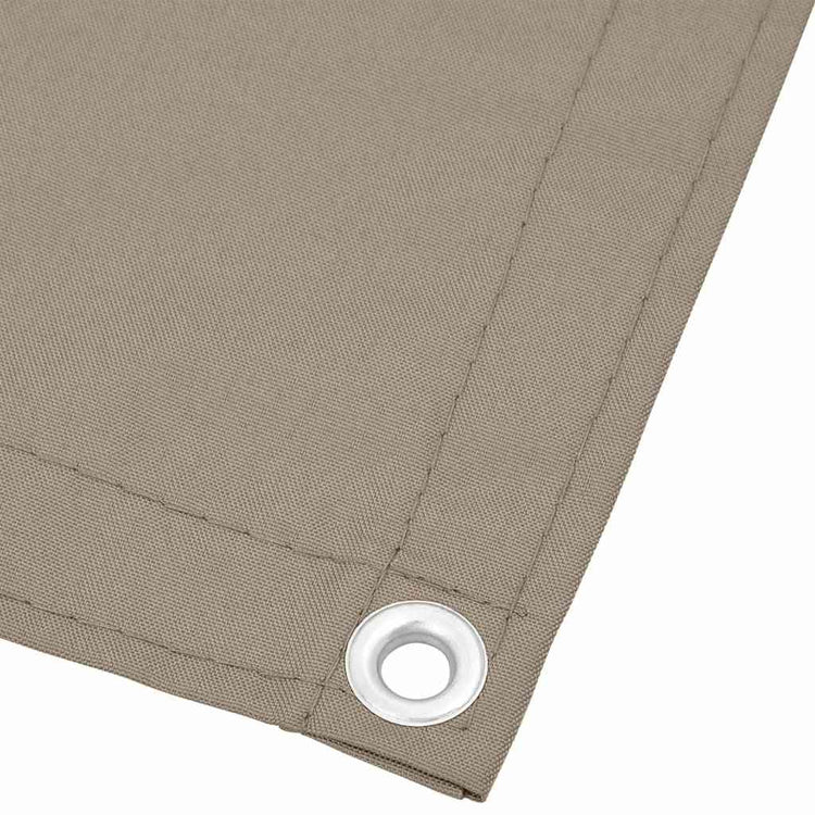 Vidaxx Balkon-Sichtschutz 90 x 800 cm, 100 % Oxford-Polyester, Taupe