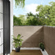 Vidaxx Balkon-Sichtschutz 120 x 700 cm, 100 % Oxford-Polyester, Taupe