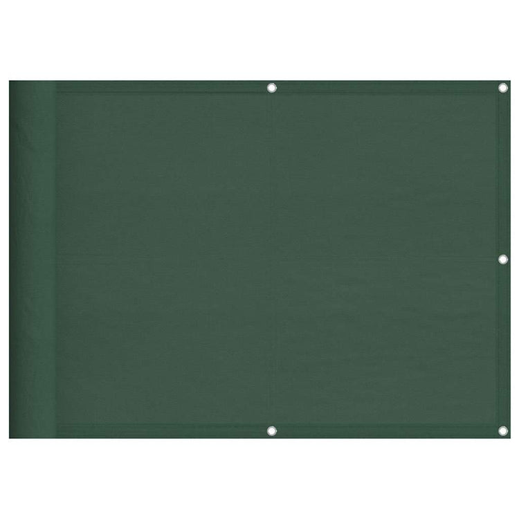 Vidaxx Balkonschirm 75x700 cm 100 % Oxford-Polyester dunkelgrün
