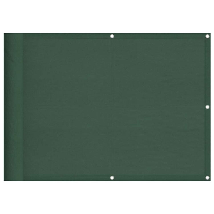 Vidaxx Balkonschirm 75x800 cm 100 % Oxford-Polyester dunkelgrün