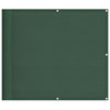 Vidaxx Balkonschirm 90x700 cm 100 % Oxford-Polyester dunkelgrün