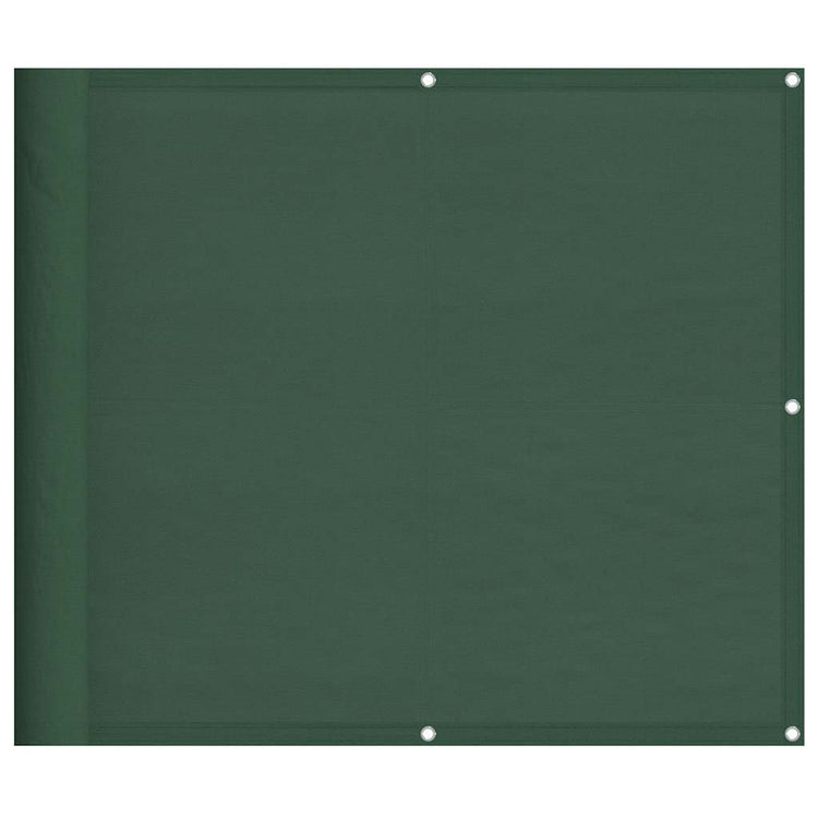 Vidaxx Balkonschirm 90x700 cm 100 % Oxford-Polyester dunkelgrün