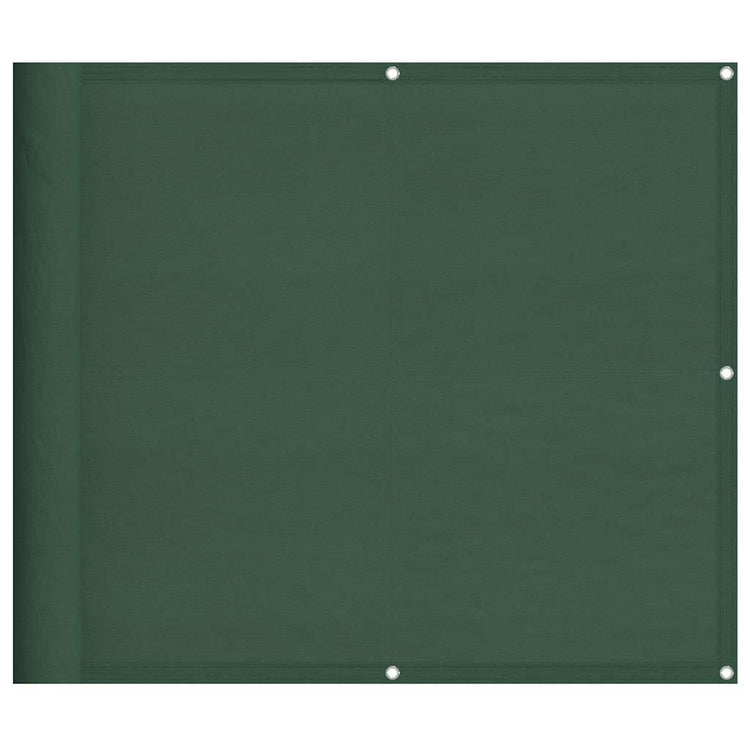 Vidaxx Balkonschirm 90x800 cm 100 % Oxford-Polyester dunkelgrün
