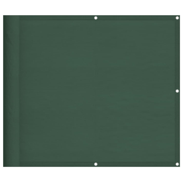Vidaxx Balkonschirm 90x1000 cm 100 % Oxford-Polyester dunkelgrün