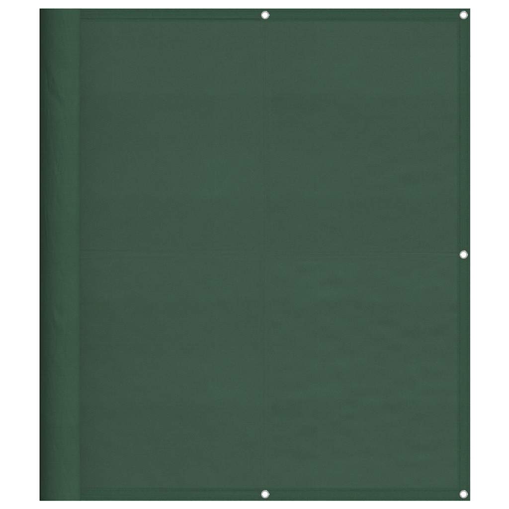 Vidaxl Balkon Bildschirm 120 x 700 cm 100% Oxford Polyester dunkelgrün