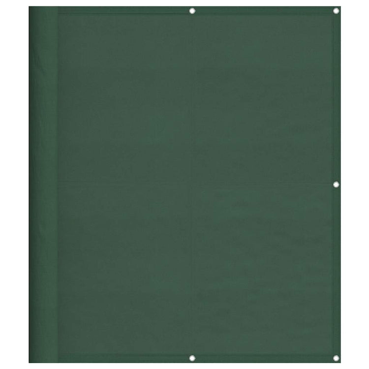 Vidaxx Balkon-Sichtschutz 120 x 1000 cm, 100 % Oxford-Polyester, dunkelgrün