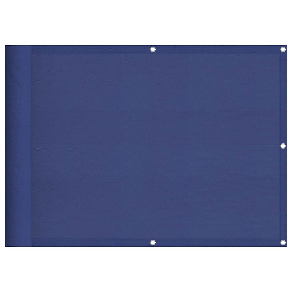 Vidaxx Balkonschirm 75x700 cm 100 % Oxford-Polyester blau