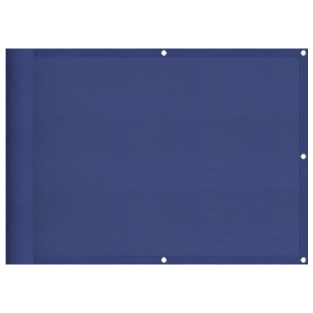 Vidaxx Balkonschirm 75x1000 cm 100 % Oxford-Polyester blau