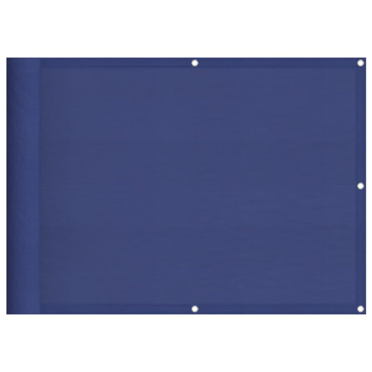 Vidaxx Balkonschirm 75x1000 cm 100 % Oxford-Polyester blau