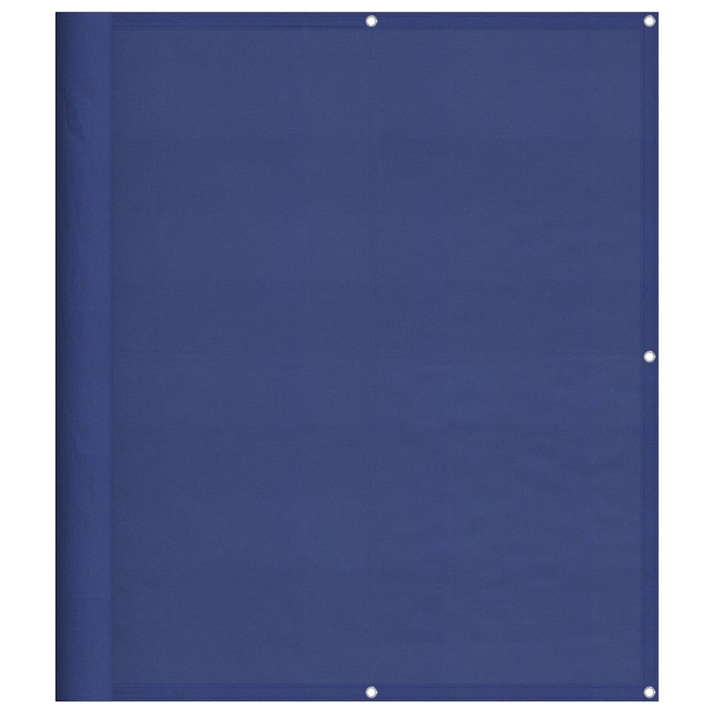 Vidaxl Balkon Bildschirm 120x700 cm 100% Oxford Polyesterblau