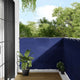 Vidaxl Balkon Bildschirm 120x700 cm 100% Oxford Polyesterblau