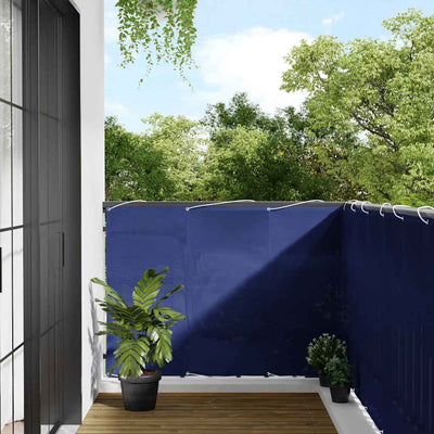 VIDAXL -Balkon -Bildschirm 120x800 cm 100% Oxford Polyesterblau