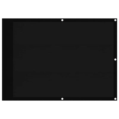 Vidaxl Balkon Bildschirm 75x700 cm 100% Oxford Polyester Schwarz