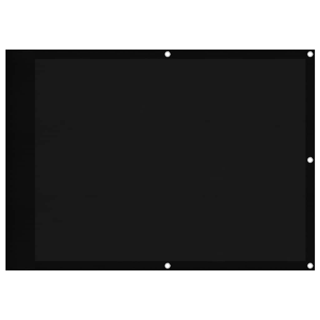 Vidaxx Balkonschirm 75x800 cm 100 % Oxford-Polyester schwarz