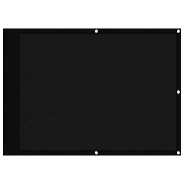 Vidaxx Balkonschirm 75x800 cm 100 % Oxford-Polyester schwarz