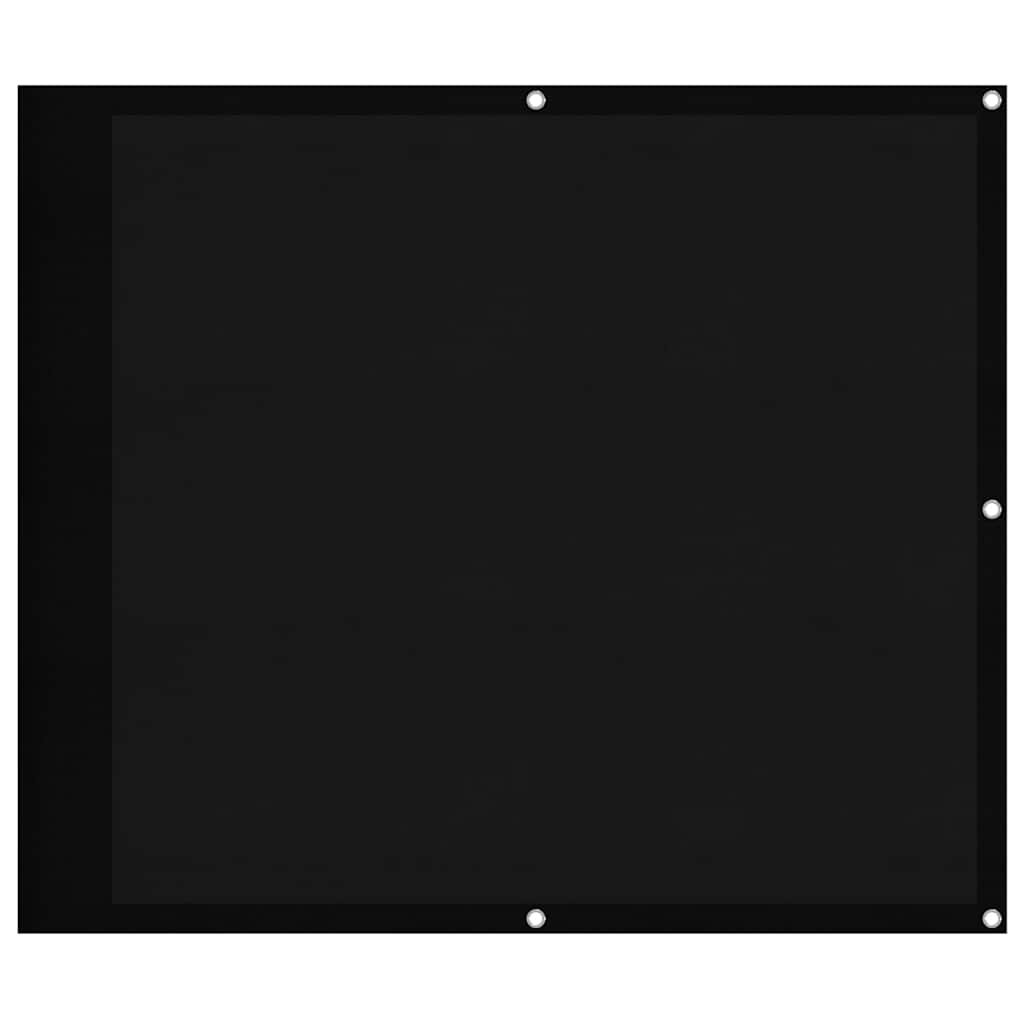 Vidaxx Balkonschirm 90x700 cm 100 % Oxford-Polyester schwarz