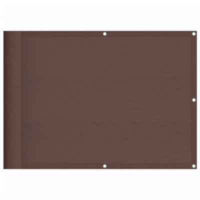 VIDAXL -Balkon -Bildschirm 75x700 cm 100% Oxford Polyester Brown