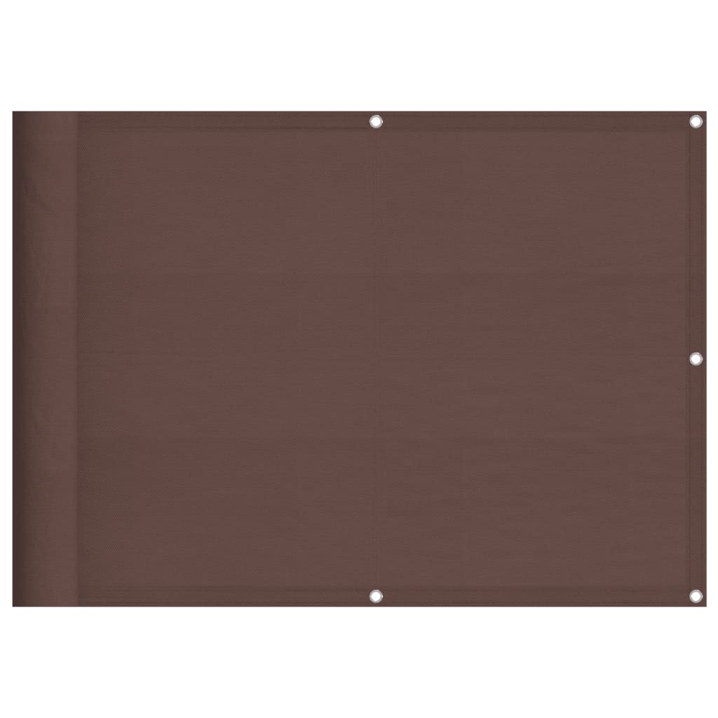 Vidaxx Balkonschirm 75x800 cm 100 % Oxford-Polyester braun