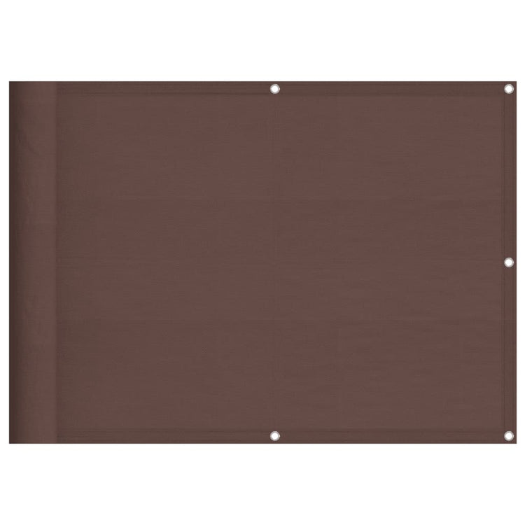 Vidaxx Balkonschirm 75x800 cm 100 % Oxford-Polyester braun