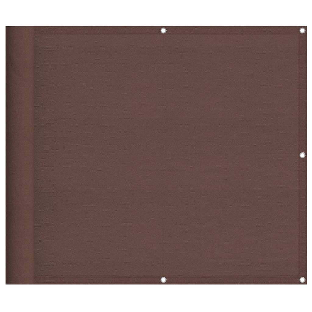 Vidaxx Balkonschirm 90x700 cm 100 % Oxford-Polyester braun