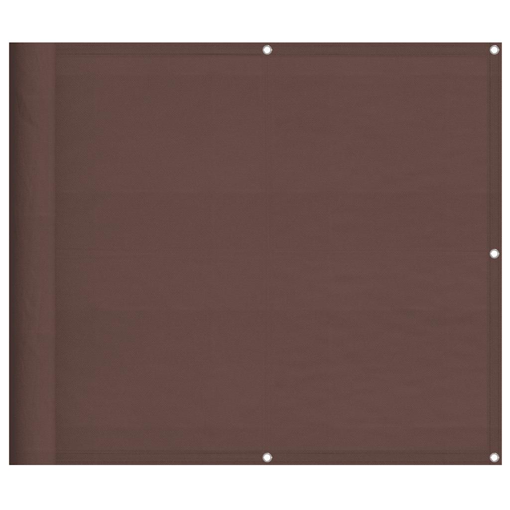 Vidaxx Balkonschirm 90x800 cm 100 % Oxford-Polyester braun