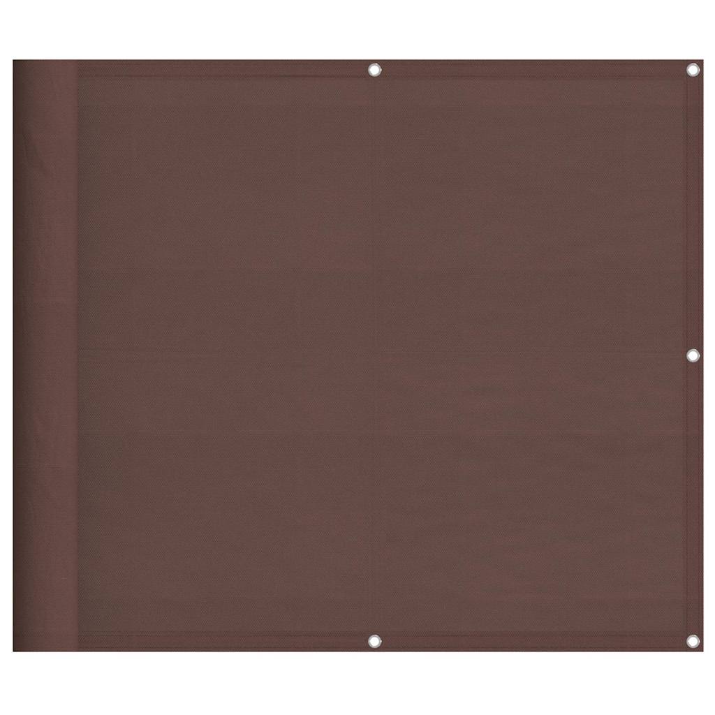 Vidaxx Balkonschirm 90x1000 cm 100 % Oxford-Polyester braun