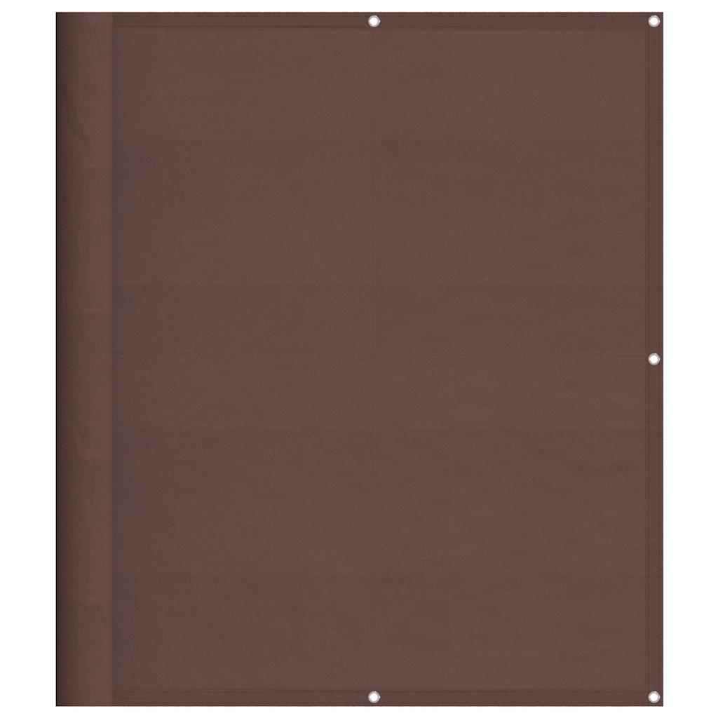 Vidaxx Balkonschirm 120x700 cm 100 % Oxford-Polyester braun