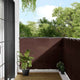 Vidaxx Balkonschirm 120x700 cm 100 % Oxford-Polyester braun
