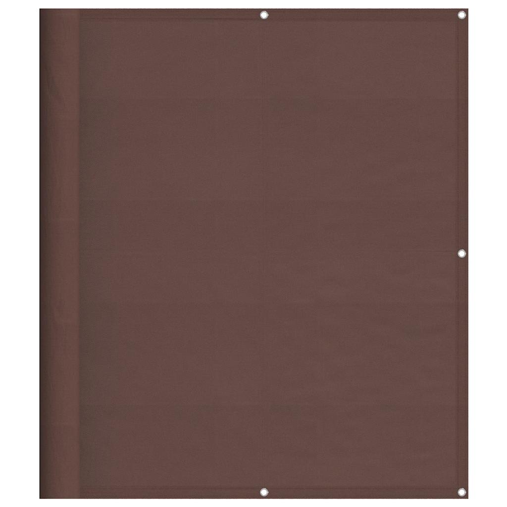 Vidaxx Balkonschirm 120x1000 cm 100 % Oxford-Polyester braun