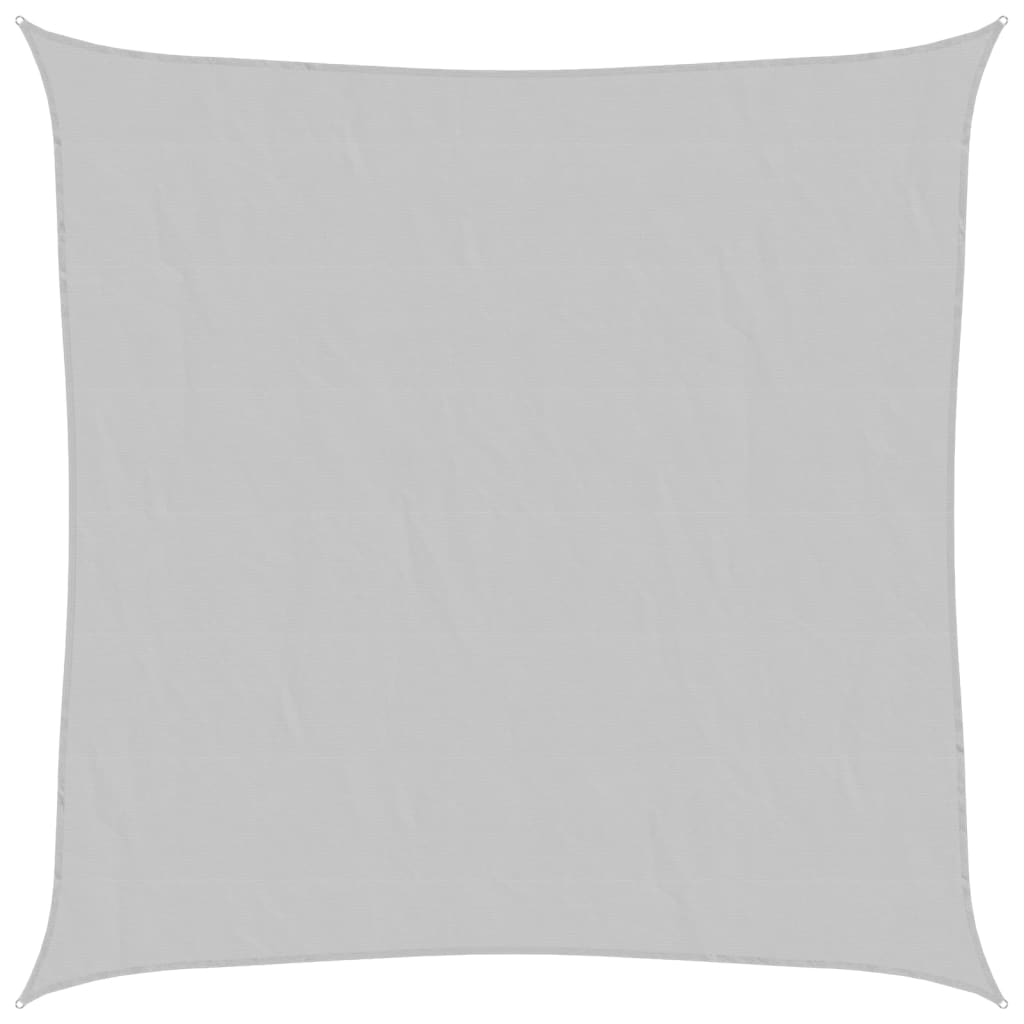 Vidaxl Sonnensegel 2x2 m 100 % Polyester Oxford hellgrau