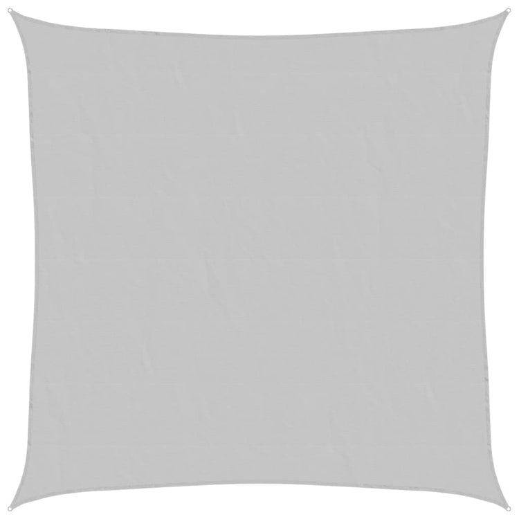 Vidaxl Sonnensegel 2x2 m 100 % Polyester Oxford hellgrau