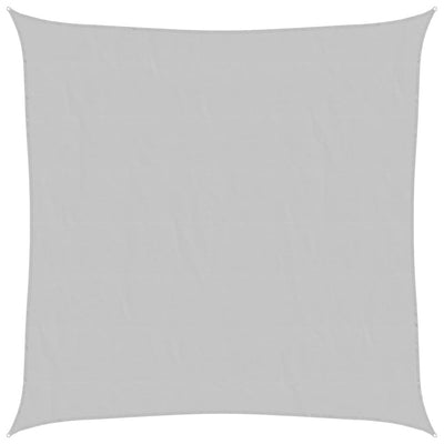Vidaxl Zonnezeil 2,5 x 2,5 m 100% Polyester Oxford Hellgrau