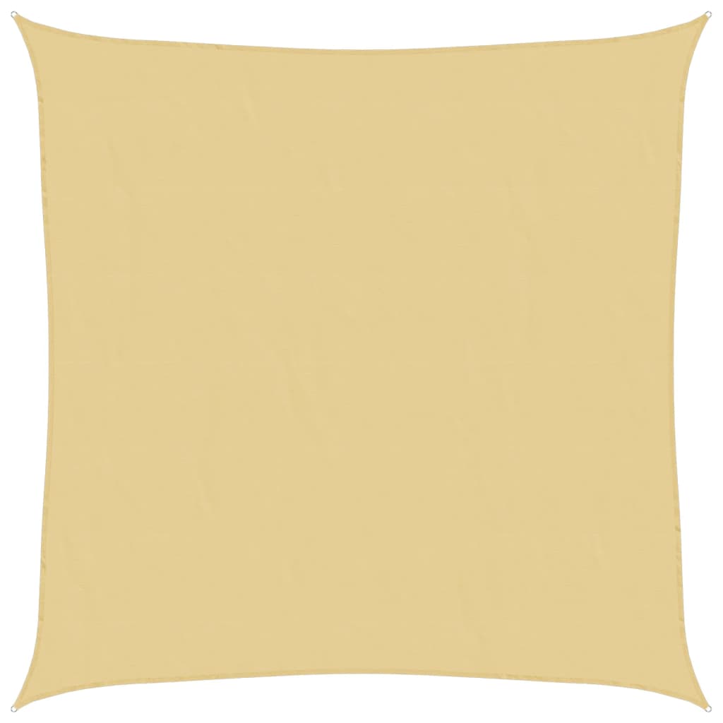 Vidaxl Zonnezeil 2,5 x 2,5 m 100% Polyester Oxford Sand -Colored