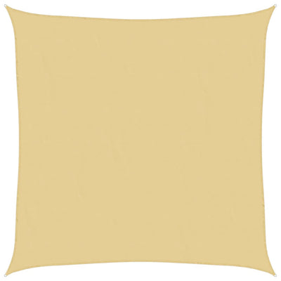 Vidaxl Zonnezeil 2,5 x 2,5 m 100% Polyester Oxford Sand -Colored