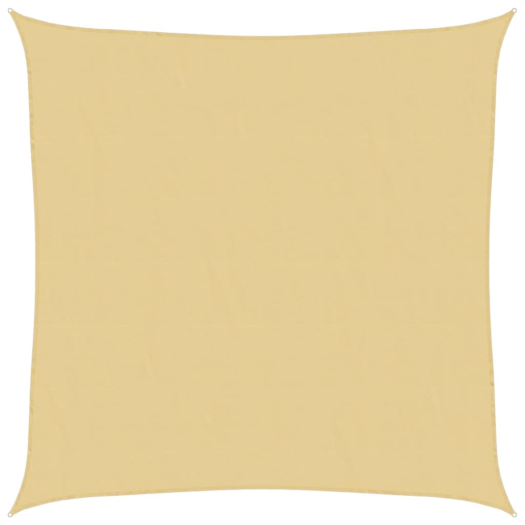 Vidaxl Zonnezeil 3,6 x 3,6 m 100% Polyester Oxford Sand -Colored