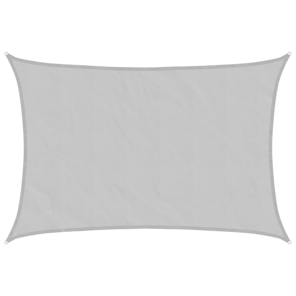 Vidaxx Sonnensegel 2,5x2 m 100 % Polyester Oxford hellgrau