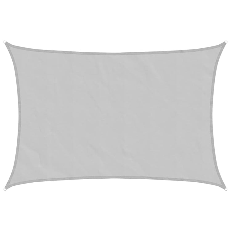 Vidaxl Zonnezeil 4x3 m 100% Polyester Oxford Hellgrau