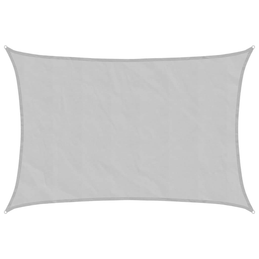 Vidaxl Zonnezeil 4,5 x 3 m 100% Polyester Oxford Hellgrau