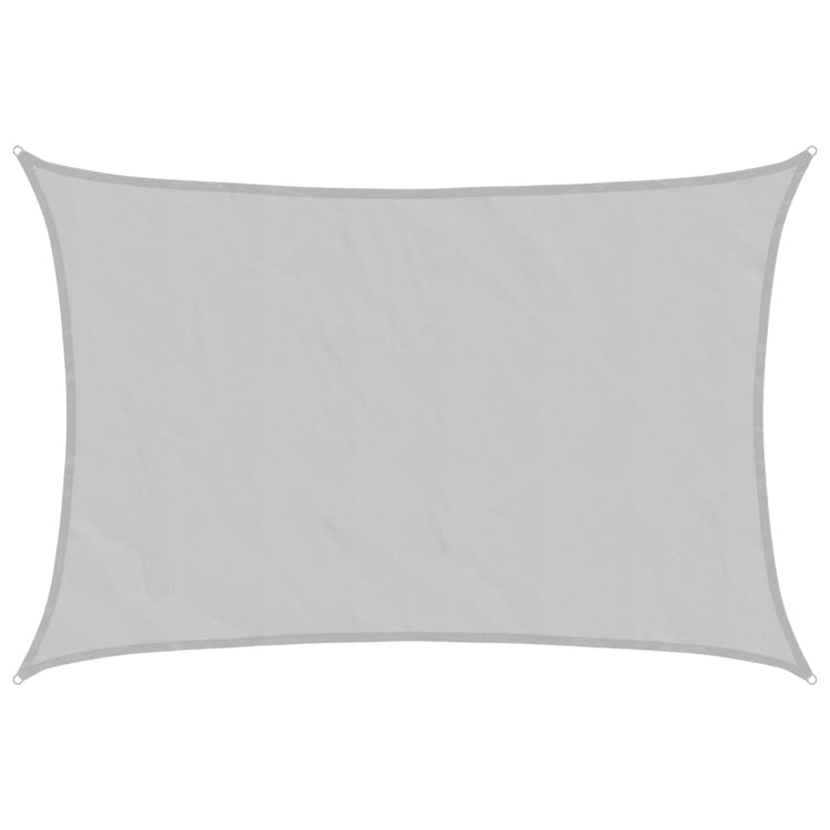 Vidaxl Zonnezeil 5x3 m 100% Polyester Oxford Hellgrau