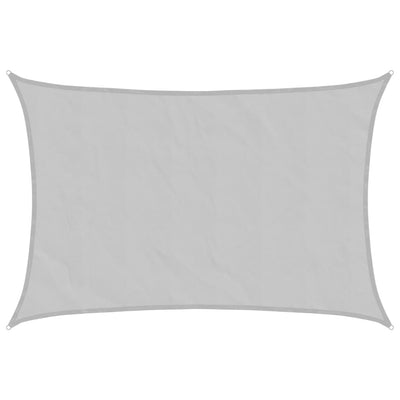 Vidaxl Zonnezeil 5x4 m 100% Polyester Oxford Hellgrau