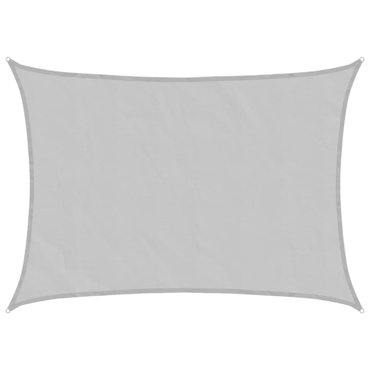 Vidaxl Zonnezeil 8x6 m 100% Polyester Oxford Hellgrau