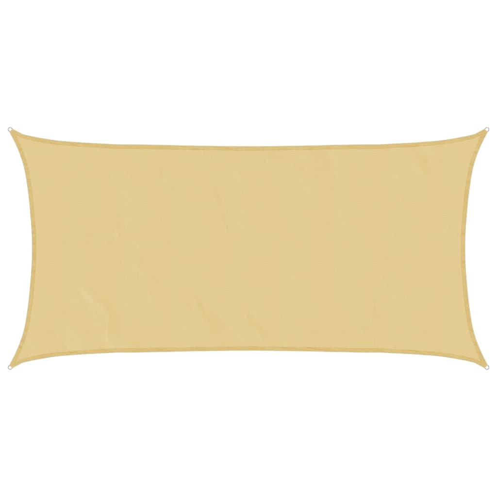 Vidaxl Zonnezeil 3,5 x 2 m 100% Polyester Oxford Sand -Colored
