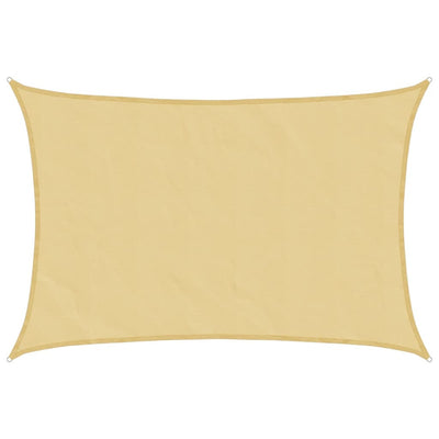 Vidaxl Zonnezeil 3,5 x 2,5 m 100% Polyester Oxford Sand -Colored