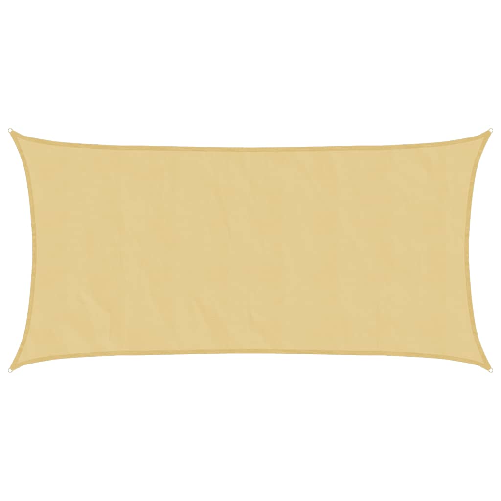 Vidaxl Zonnezeil 4,5 x 2,5 m 100% Polyester Oxford Sand -Colored