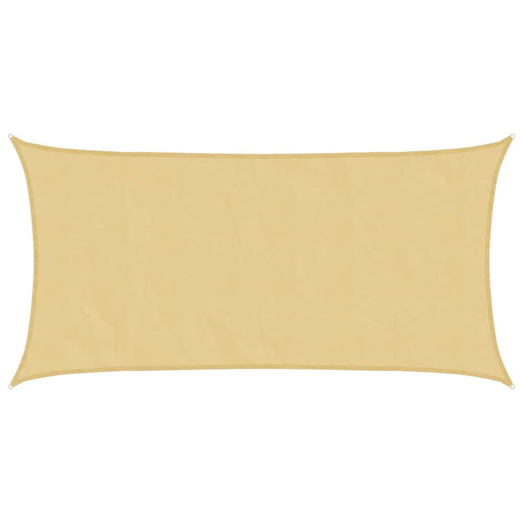 Vidaxl Zonnezeil 4,5 x 2,5 m 100% Polyester Oxford Sand -Colored