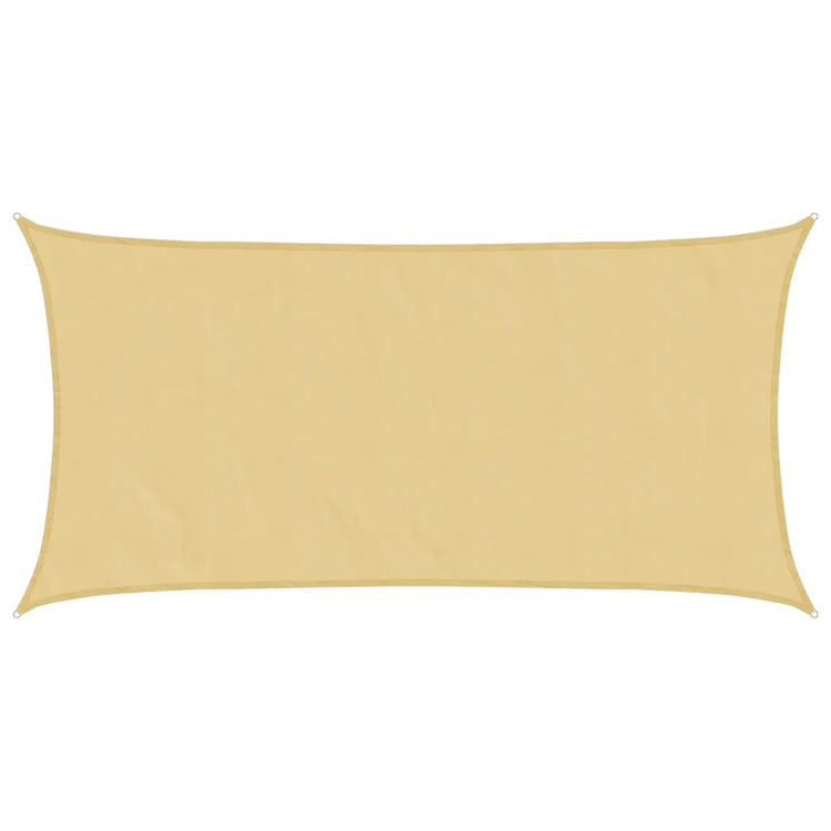 Vidaxl Zonnezeil 5x2,5 m 100% Polyester Oxford Sand -Colored