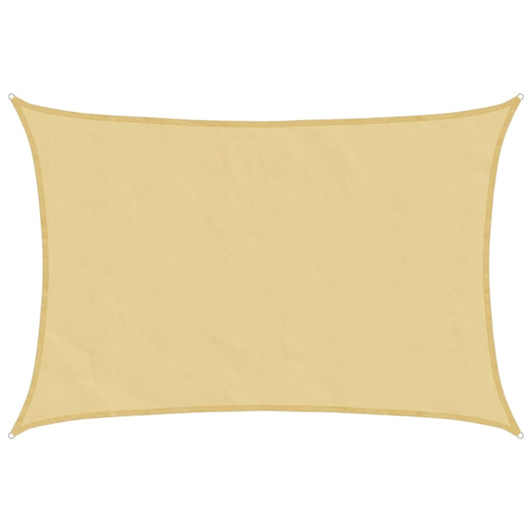 Vidaxl Zonnezeil 5x3 m 100% Polyester Oxford Sand -Colored