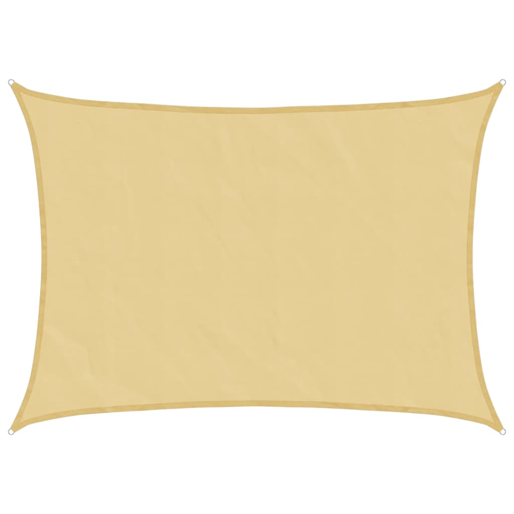 Vidaxl Zonnezeil 8x6 m 100% Polyester Oxford Sand -Colored