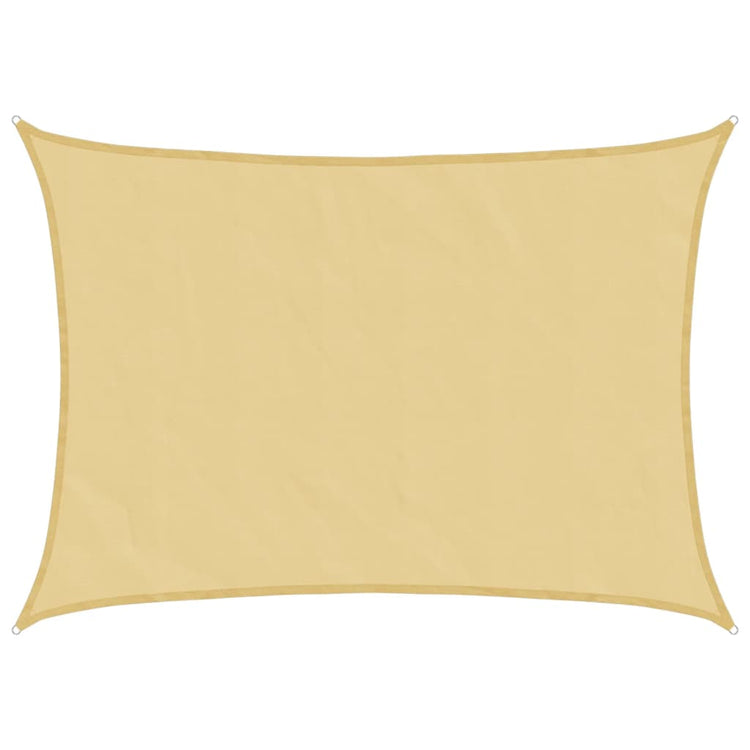 Vidaxl Zonnezeil 8x6 m 100% Polyester Oxford Sand -Colored